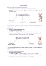 English Worksheet: Degree of Adjectives