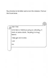 English Worksheet: Usage of the future form