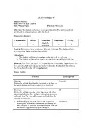 English Worksheet: Fast Food-lesson plan