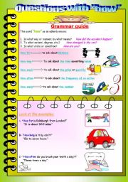 English Worksheet: Questions with 