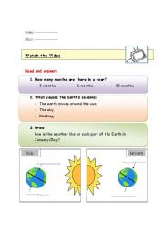 Video Task: What causes the earths seasons?