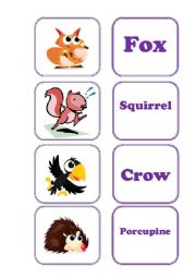 Forest or Small Animals - memory game!