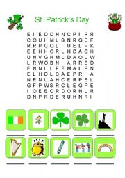 English Worksheet: St. Patricks Day