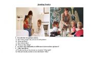 English Worksheet: Speaking Practice   - Describing a picture