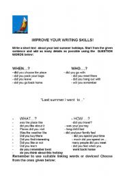 IMPROVE YOUR WRITING SKILLS