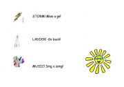 English worksheet: Summer Race to the Beach - explanations for the boardgame