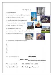 English Worksheet: Washington DC