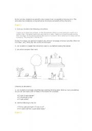 English Worksheet: pictures dictation