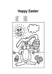 English Worksheet: Happy Easter