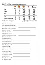 English Worksheet: LIKES & DISLIKES 2