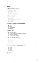 English worksheet: ARCHIMEDES 2