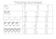 English Worksheet: COUNTING 1-10
