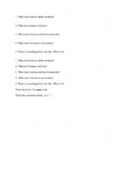 English worksheet: present simple tense