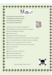 English Worksheet: PIRATES! Rol-Playing