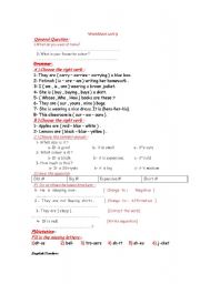 English worksheet: Worksheet