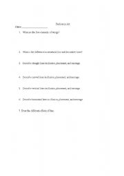English Worksheet: Fashion in Art