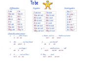 English worksheet: To be