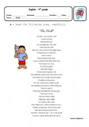 English worksheet: The Shell