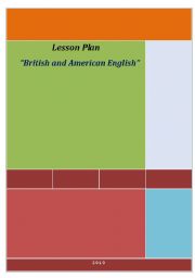 English Worksheet: British and American English