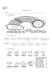 English Worksheet: Colors