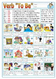 English Worksheet: Verb To Be (Past Form)