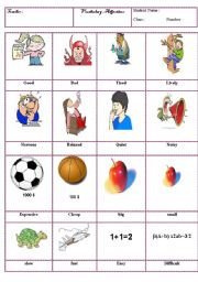 English Worksheet: useful Opposites adjectives