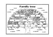 English Worksheet: Family Tree