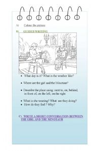 English Worksheet: Creative writing exercise