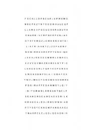 English Worksheet: Animal puzzle