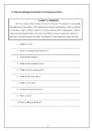 English Worksheet: present continuous