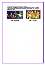 English worksheet: Talking about someone you know