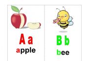 English Worksheet: abc flashcards