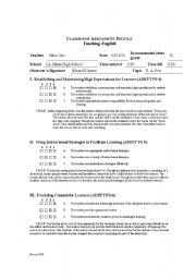 English Worksheet: Cap Form