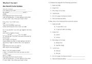 English worksheet: Song_Why dont you and I