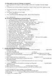 English Worksheet: GENERAL REVIEW BAC STUDENTS