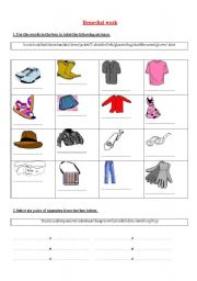 English Worksheet: remedial work