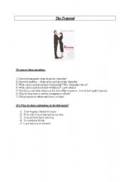 English worksheet: Film : The proposal