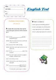 English Worksheet: English Test