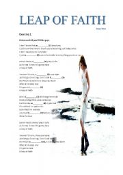 English Worksheet: LISTENING-SONG-ELEMENTARY