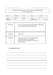 English worksheet: Writing