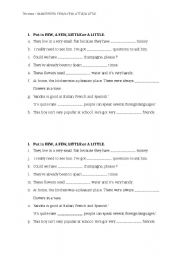 English Worksheet: Quantifiers FEW, a FEW, LITTLE, a LITTLE