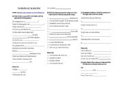 English worksheet: Listening activity: 