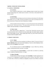 English worksheet: behaviourism