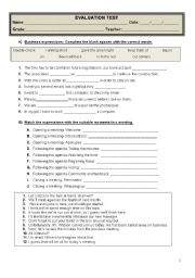 English Worksheet: Business English: Test