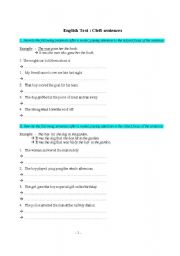 English Worksheet: Cleft sentences exercises
