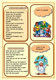 English Worksheet: SIMPLE PAST