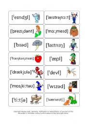 IPA Phonetic Signs Practice Dominoes- Part 3/3 (by blunderbuster)