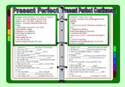 Present Perfect and Present Perfect Continuous