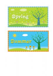 Seasons Flashcards