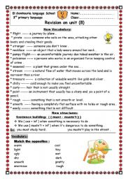 English Worksheet: revision sheets 